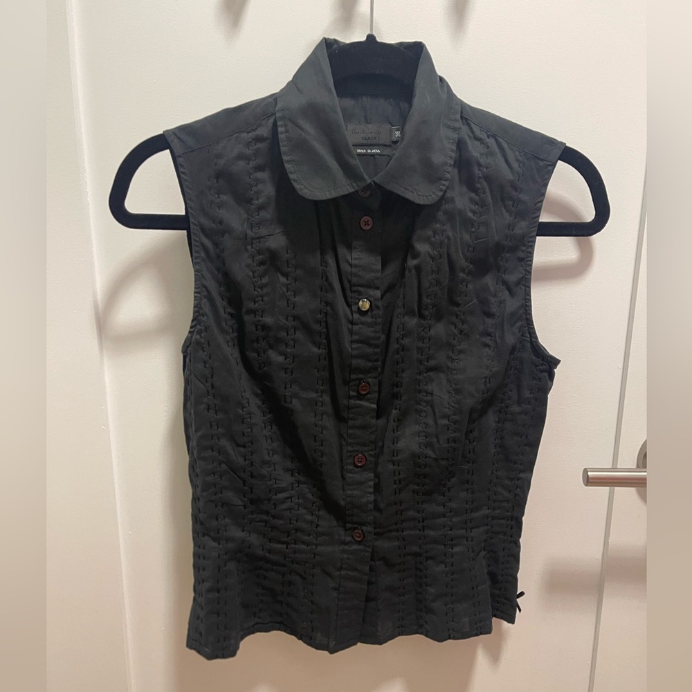 Paul Smith sleeveless collared shirt